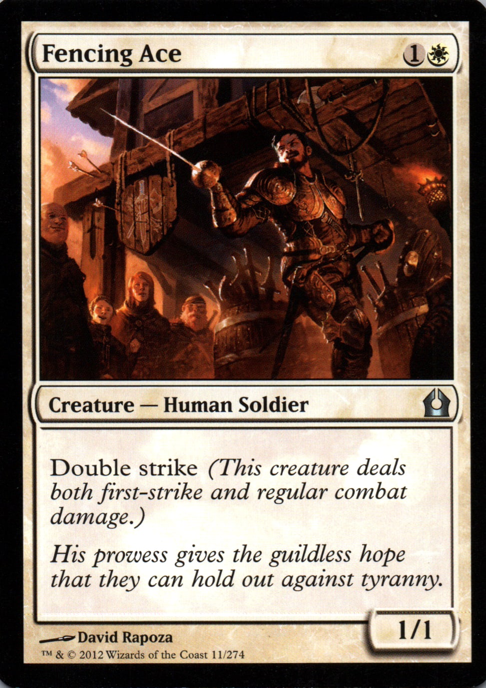 Fencing Ace - Return to Ravnica - 11 - Front