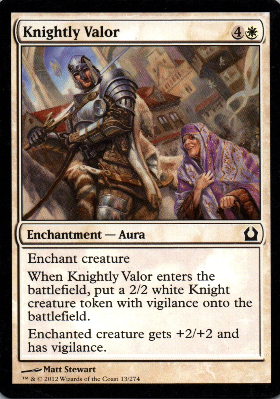 Knightly Valor - Return to Ravnica - 13 - Front