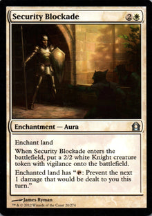 Security Blockade - Return to Ravnica - 20 - Front