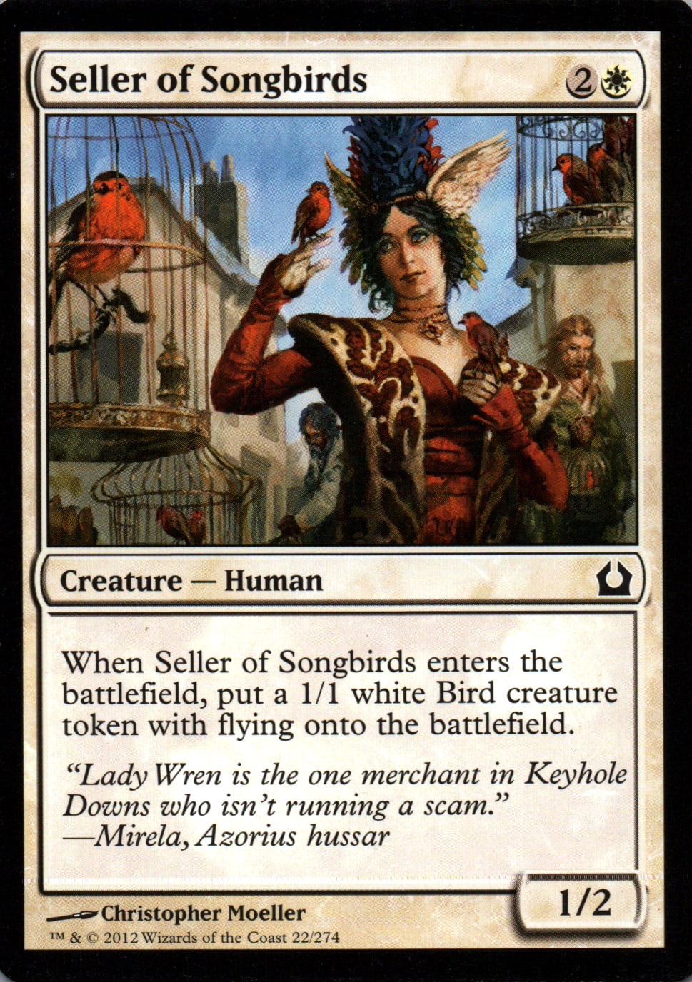 Seller of Songbirds - Return to Ravnica - 22 - Front