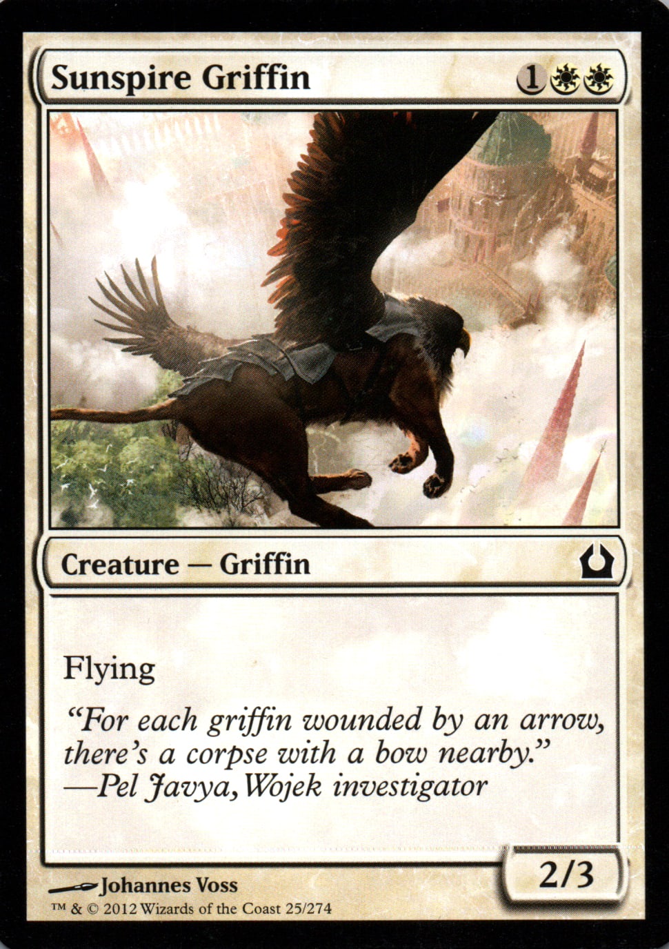 Sunspire Griffin - Return to Ravnica - 25 - Front