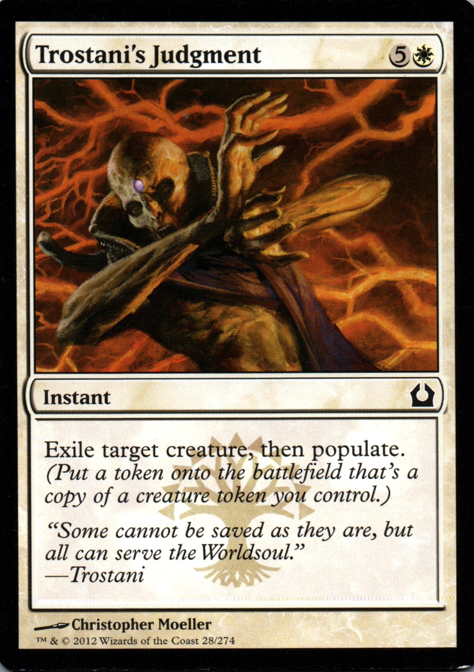 Trostani's Judgment - Return to Ravnica - 28 - Front