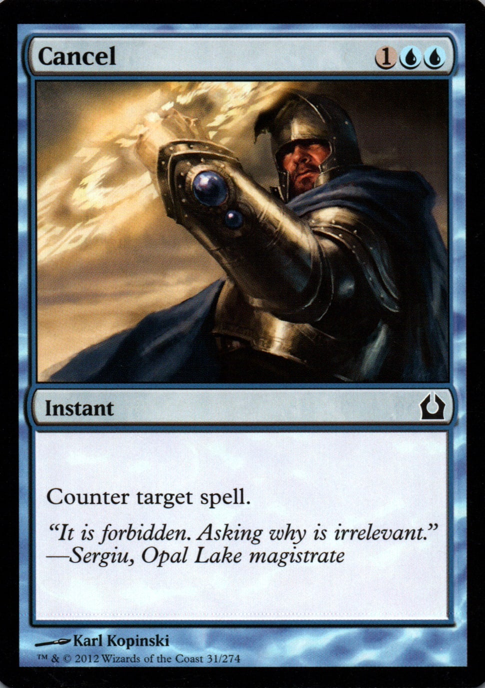 Cancel - Return to Ravnica - 31 - Front
