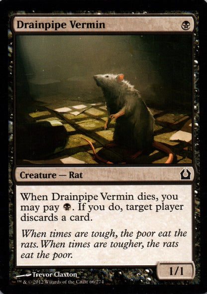 Drainpipe Vermin - Return to Ravnica - 66 - Front