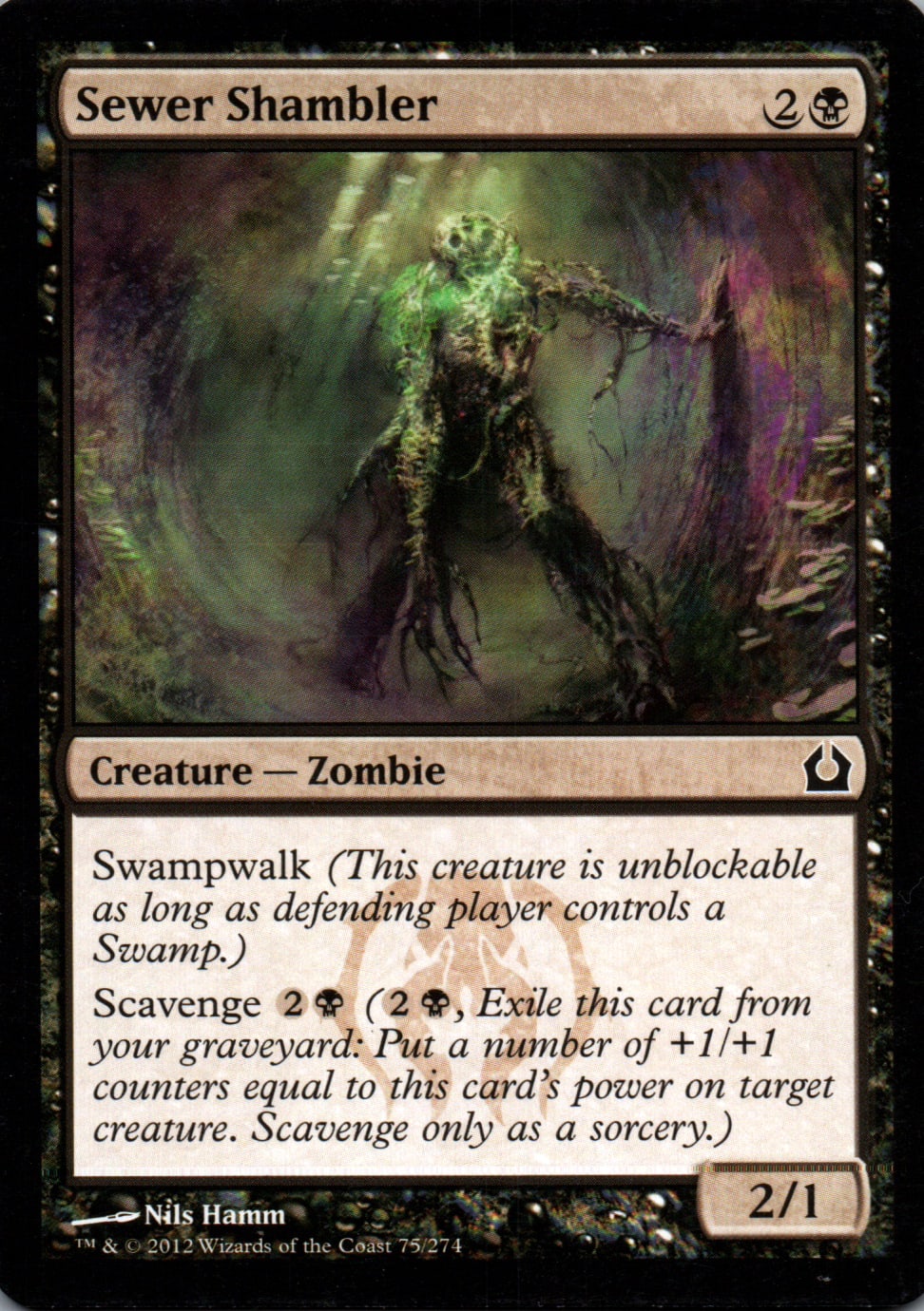 Sewer Shambler - Return to Ravnica - 75 - Front