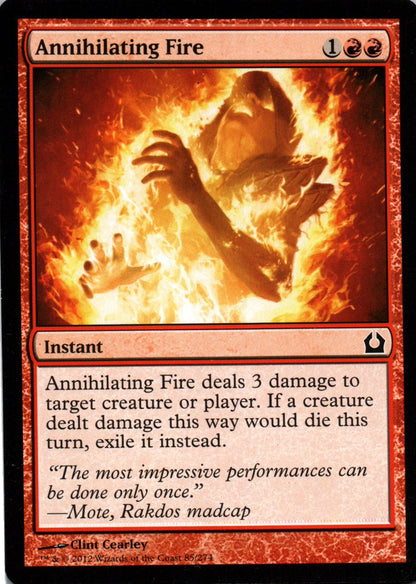 Annihilating Fire - Return to Ravnica - 85 - Front