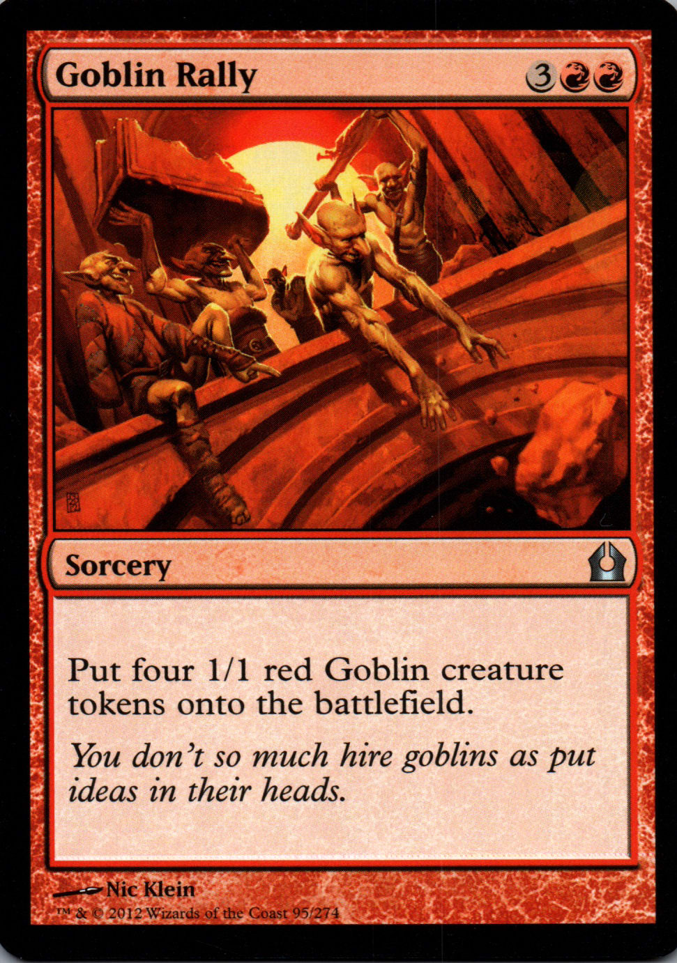 Goblin Rally - Return to Ravnica - 95 - Front