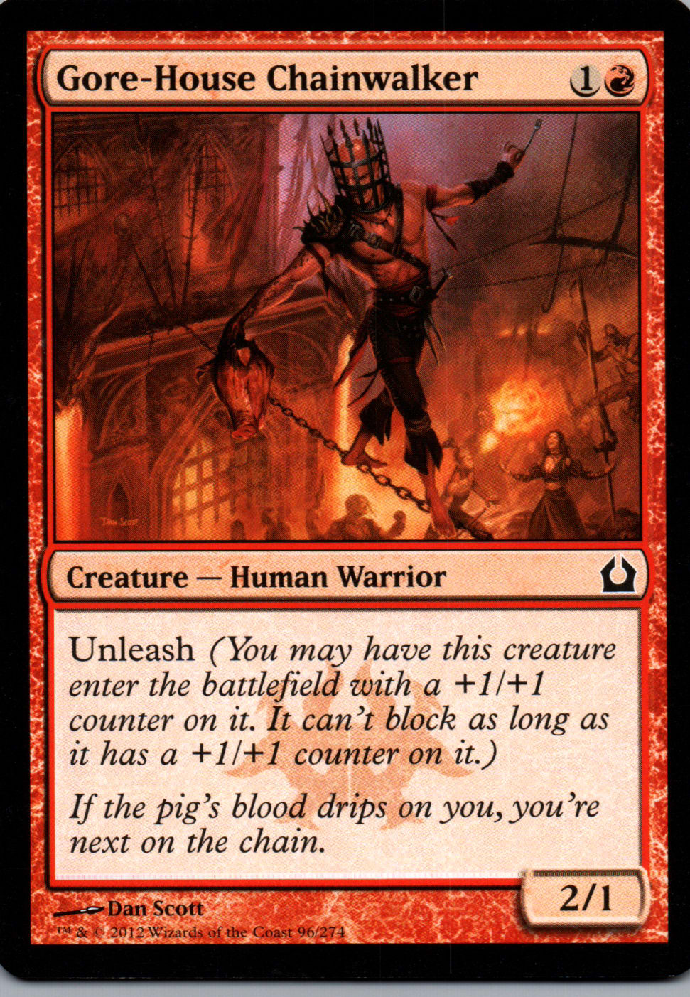 Gore-House Chainwalker - Return to Ravnica - 96 - Front