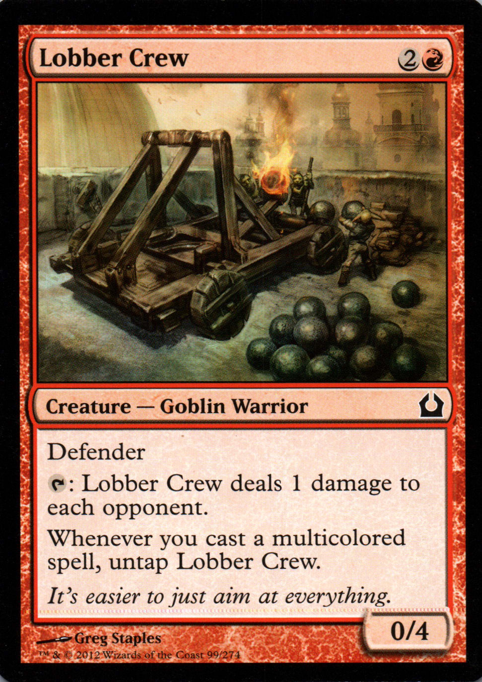 Lobber Crew - Return to Ravnica - 99 - Front