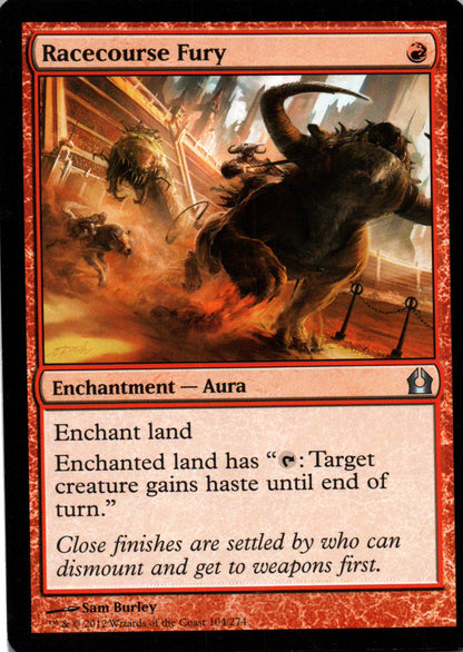 Racecourse Fury - Return to Ravnica - 104 - Front