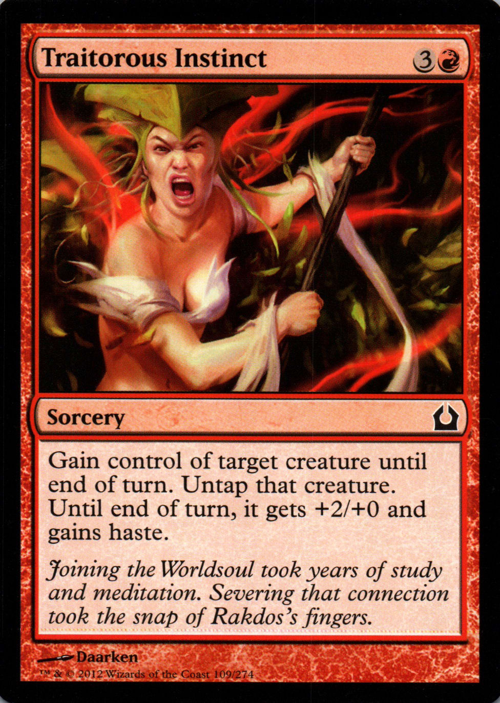 Traitorous Instinct - Return to Ravnica - 109 - Front