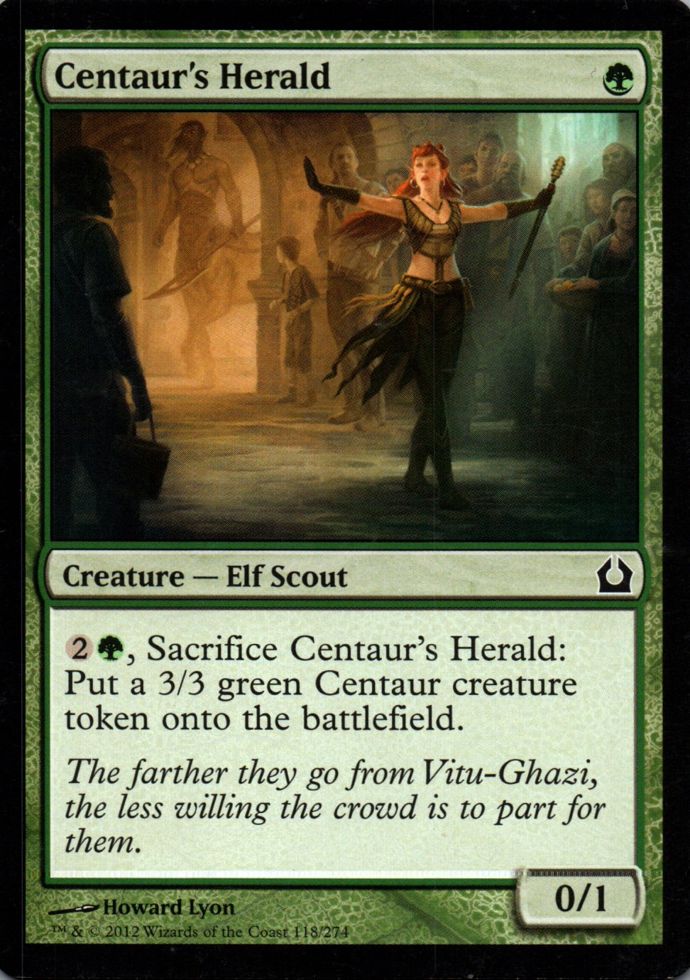 Centaur's Herald - Return to Ravnica - 118 - Front