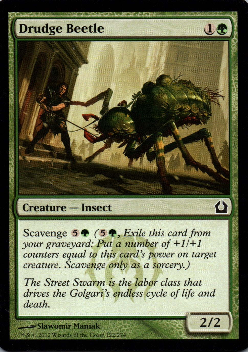 Drudge Beetle - Return to Ravnica - 122 - Front