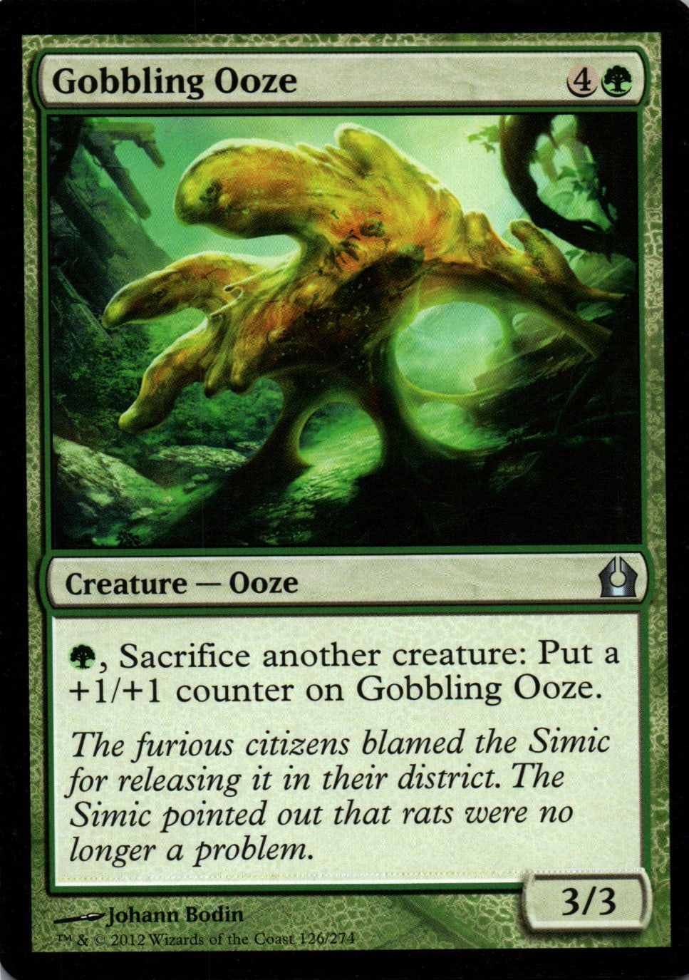 Gobbling Ooze - Return to Ravnica - 126 - Front