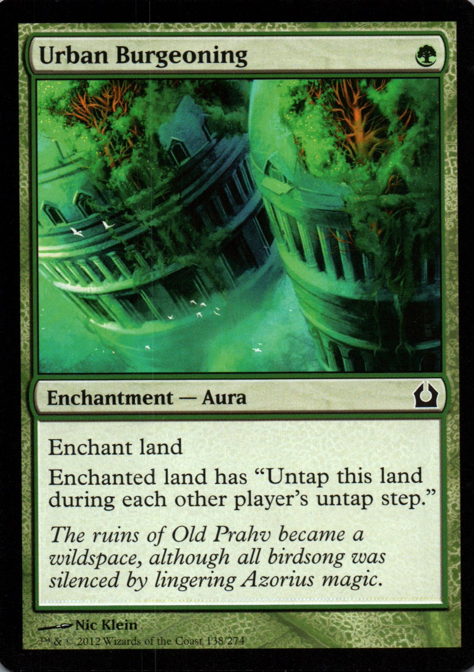 Urban Burgeoning - Return to Ravnica - 138 - Front