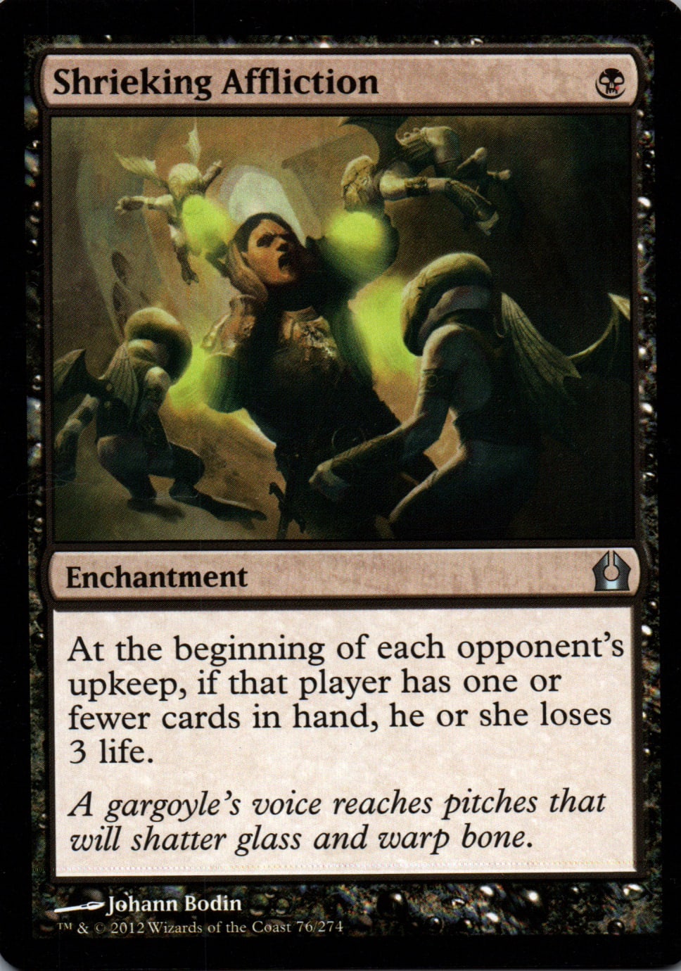Shrieking Affliction - Return to Ravnica - 76 - Front