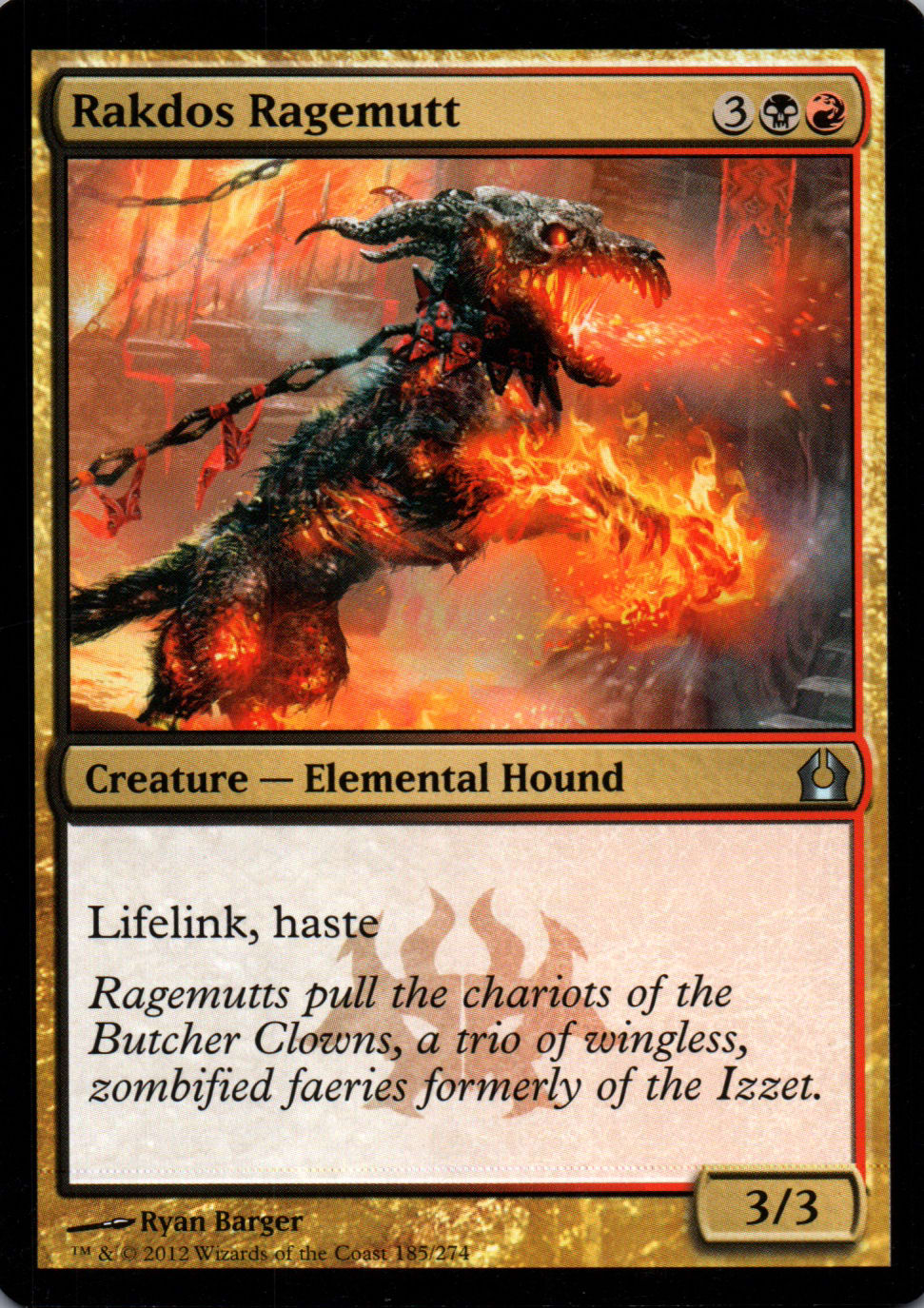 Rakdos Ragemutt - Return to Ravnica - 185 - Front
