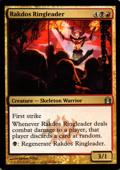 Rakdos Ringleader - Return to Ravnica - 186 - Front