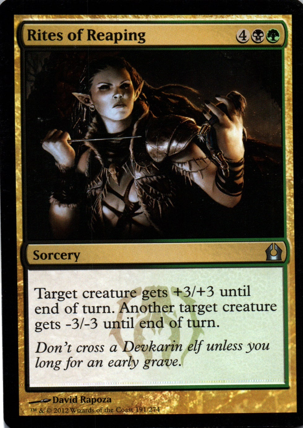 Rites of Reaping - Return to Ravnica - 191 - Front