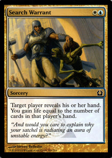 Search Warrant - Return to Ravnica - 193 - Front