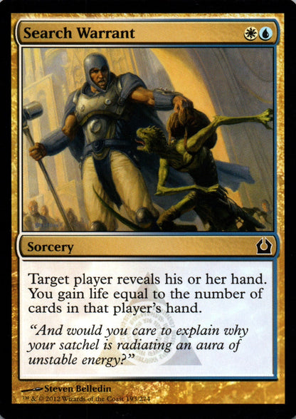 Search Warrant - Return to Ravnica - 193 - Front
