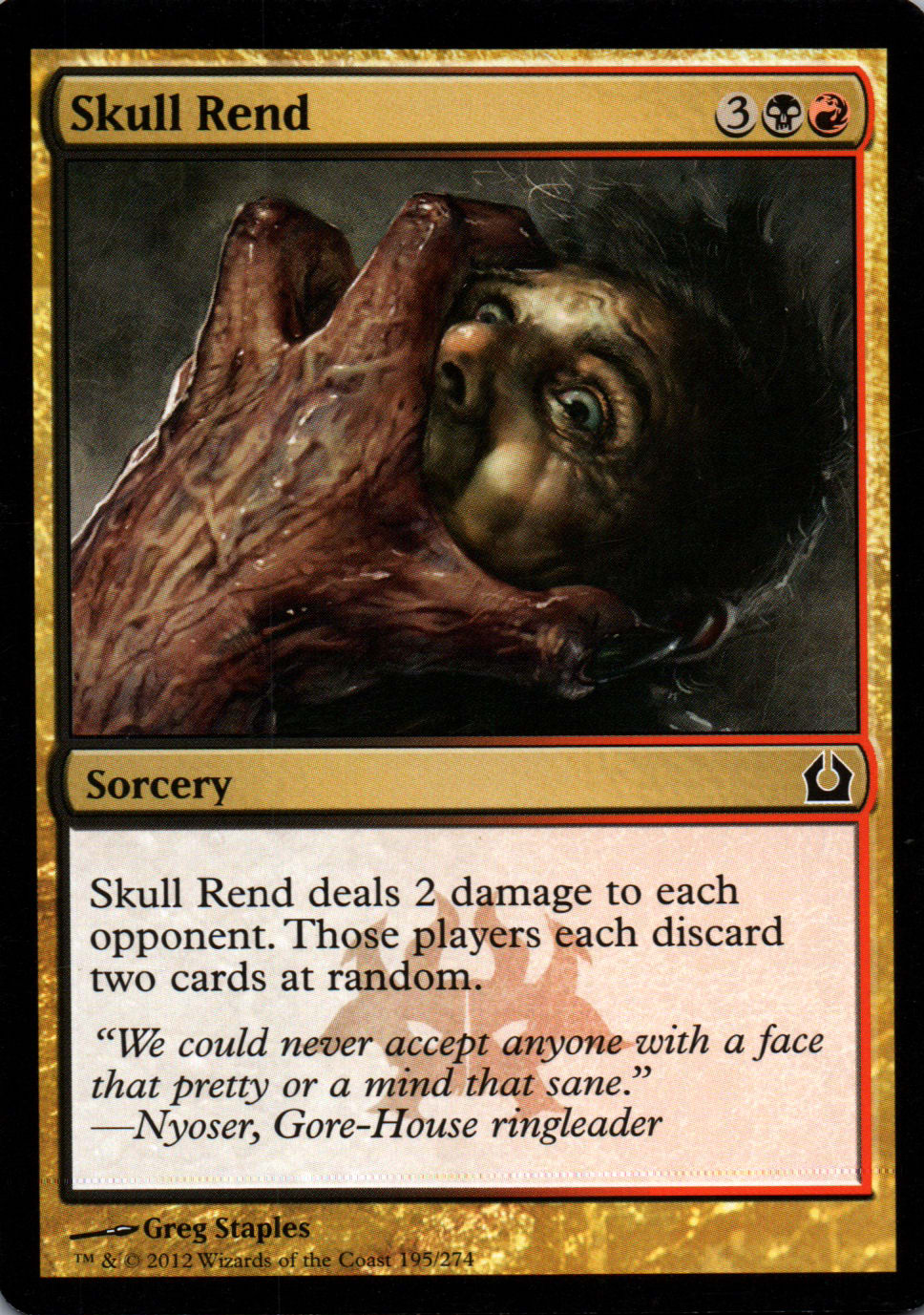 Skull Rend - Return to Ravnica - 195 - Front