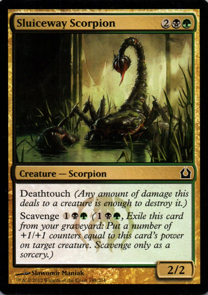 Sluiceway Scorpion - Return to Ravnica - 198 - Front