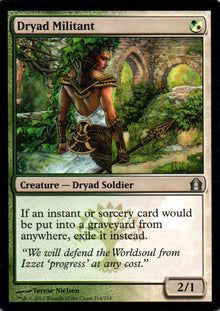 Dryad Militant - Return to Ravnica - 214 - Front