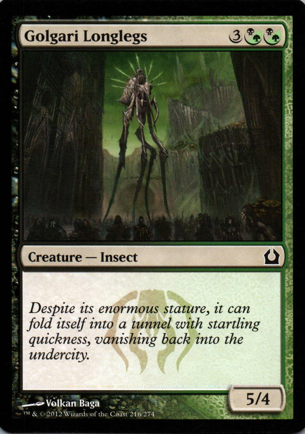 Golgari Longlegs - Return to Ravnica - 216 - Front