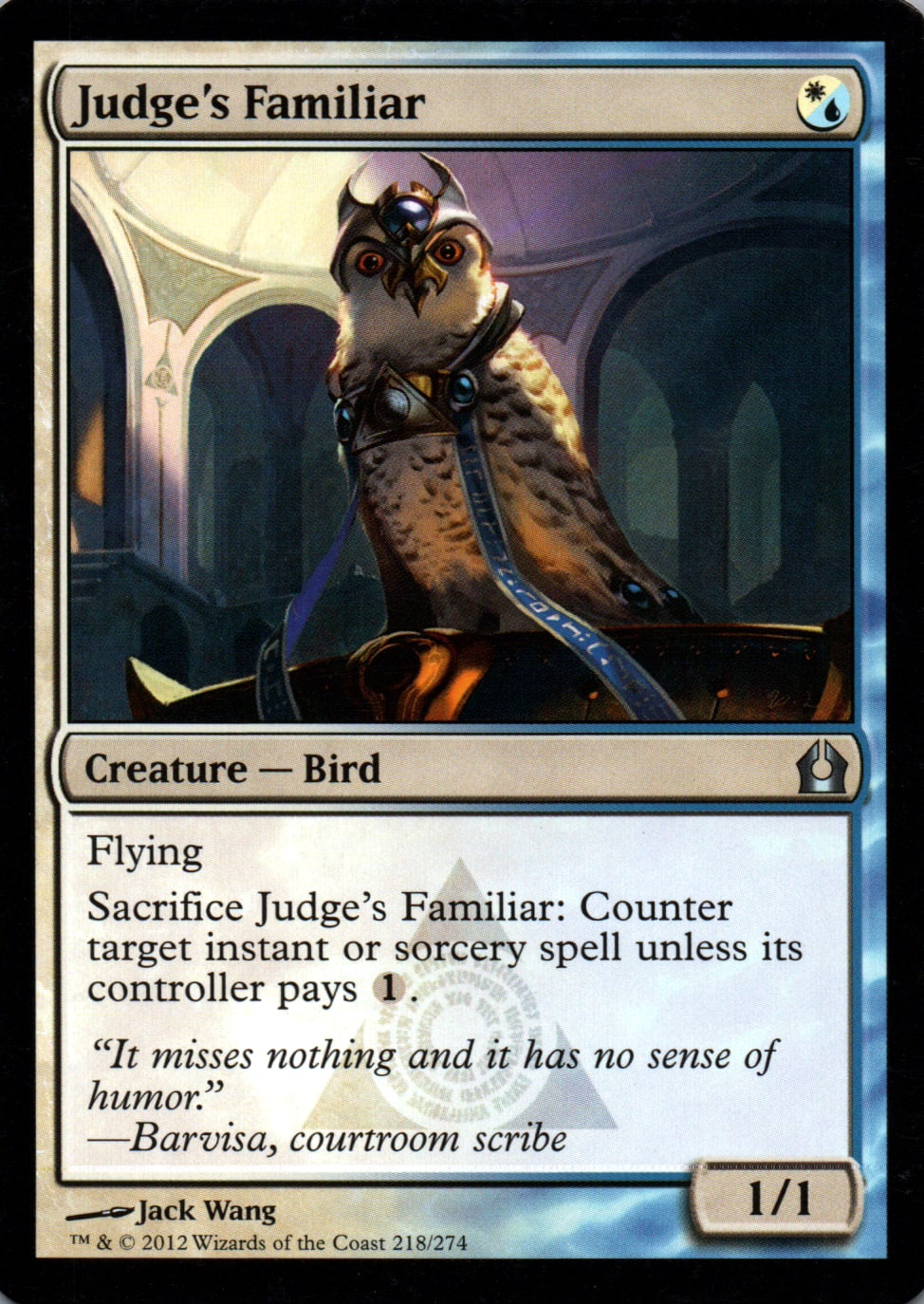 Judge's Familiar - Return to Ravnica - 218 - Front