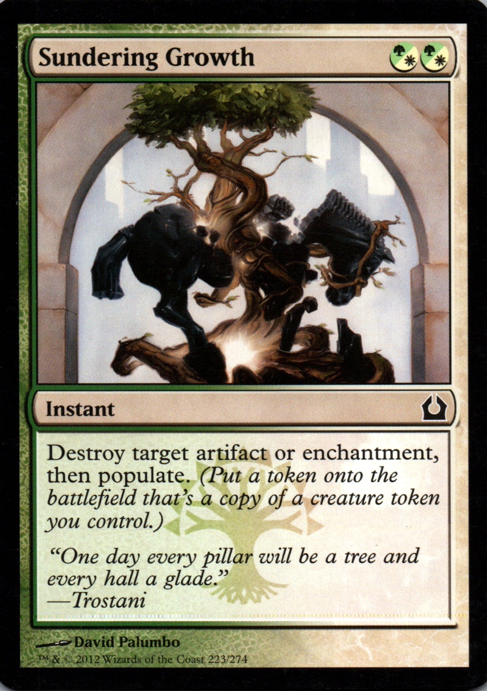 Sundering Growth - Return to Ravnica - 223 - Front