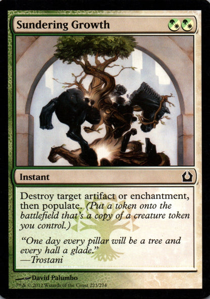 Sundering Growth - Return to Ravnica - 223 - Front