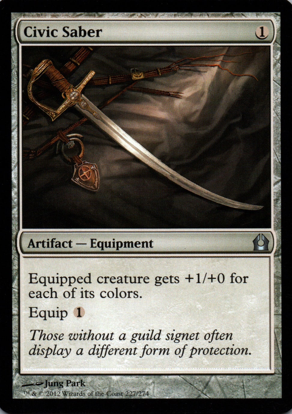 Civic Saber - Return to Ravnica - 227 - Front