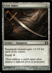 Civic Saber - Return to Ravnica - 227 - Front