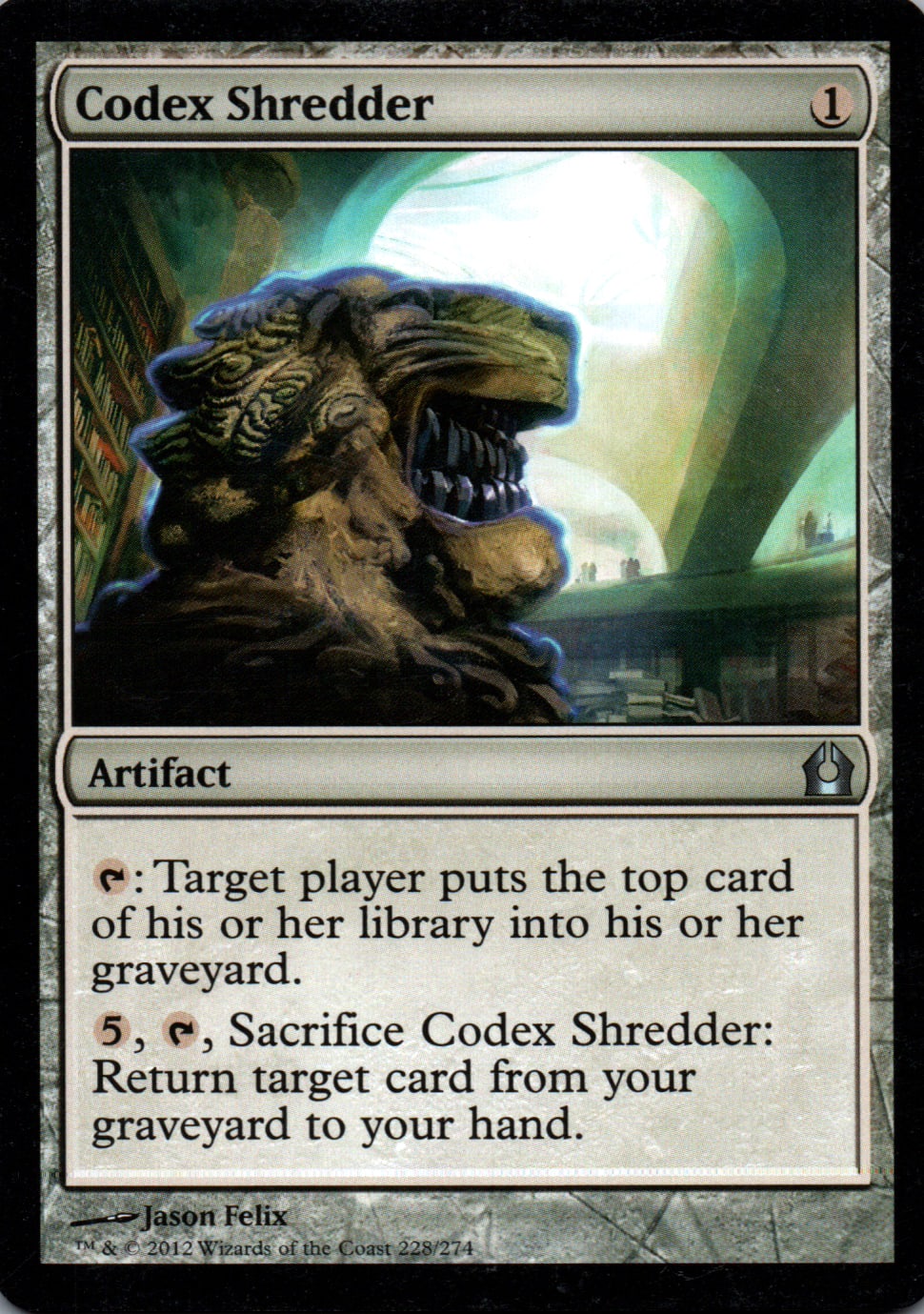 Codex Shredder - Return to Ravnica - 228 - Front