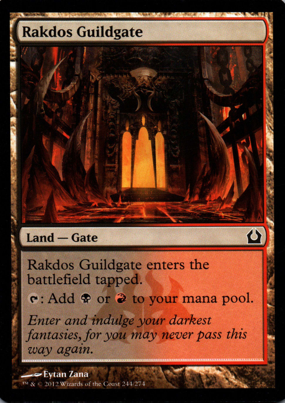 Rakdos Guildgate - Return to Ravnica - 244 - Front