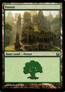 Forest - Return to Ravnica - 273 - Front
