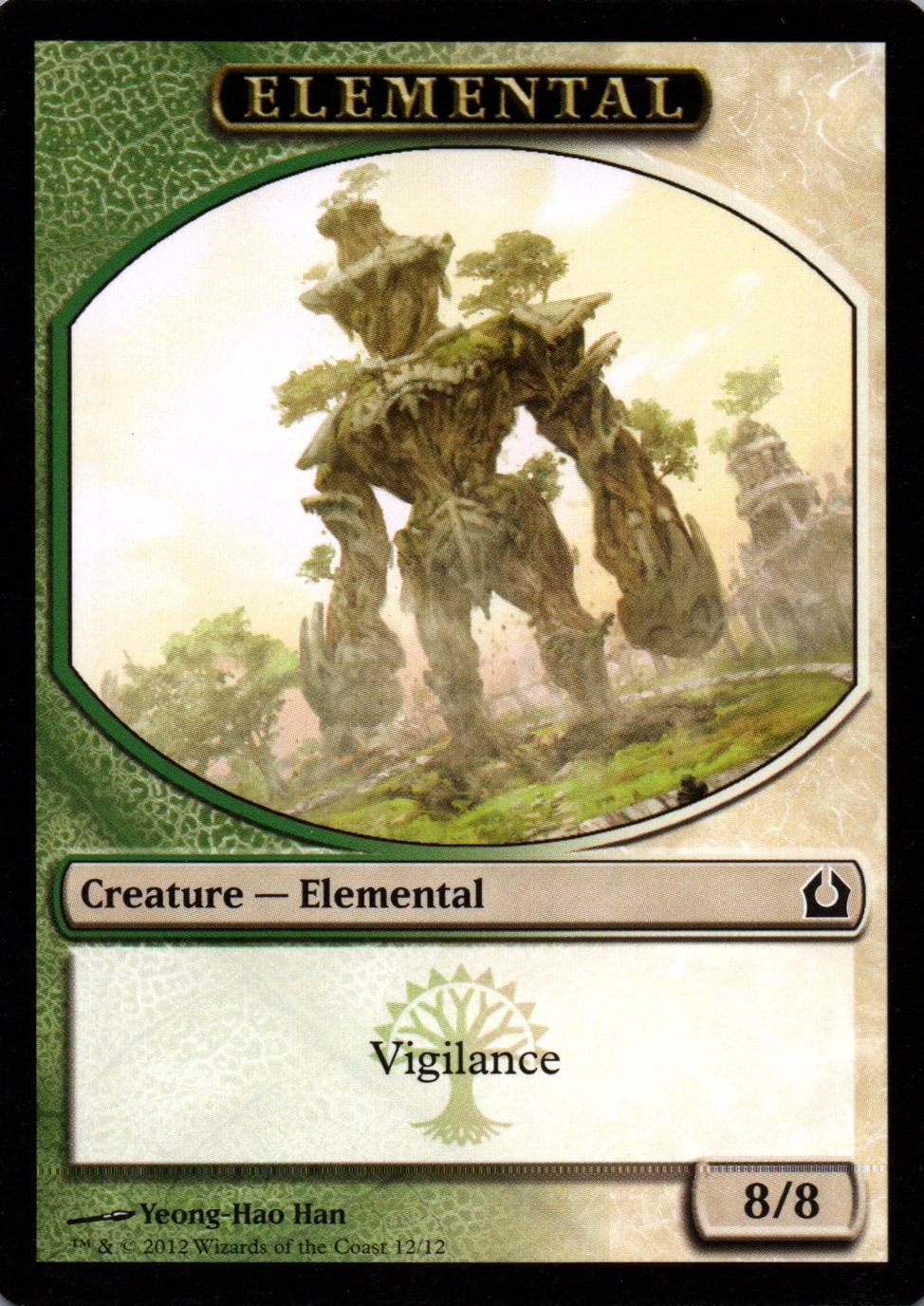 Elemental - Return to Ravnica Tokens - 12 - Front