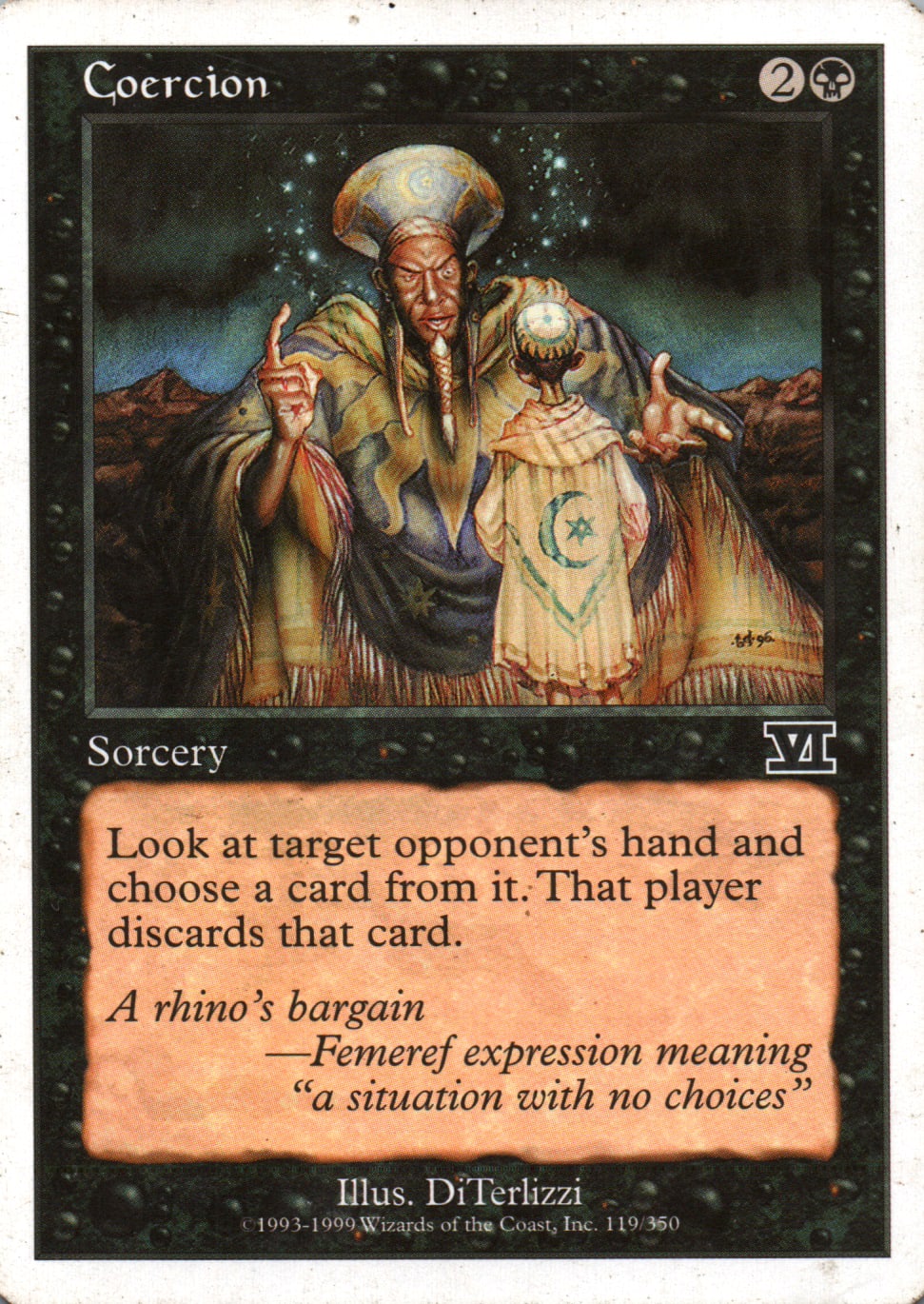 Coercion - Classic Sixth Edition - 119 - Front