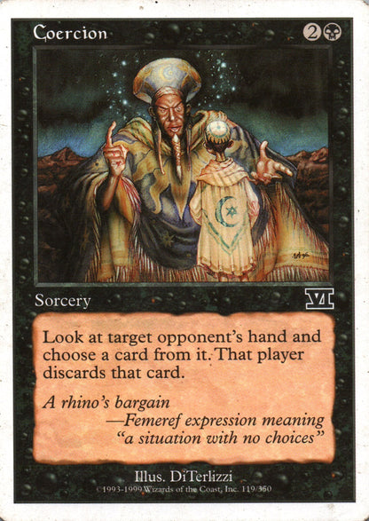 Coercion - Classic Sixth Edition - 119 - Front