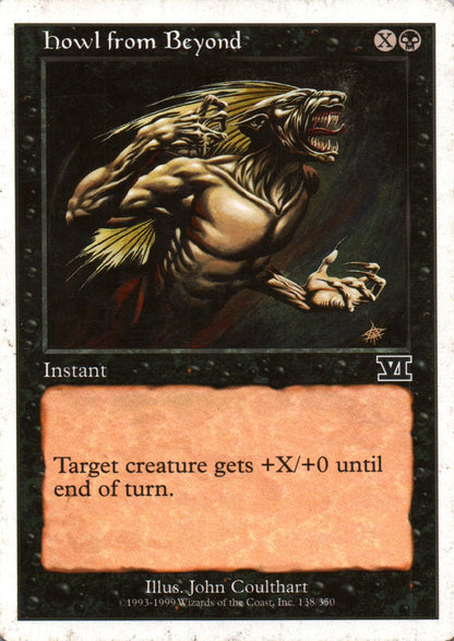Howl from Beyond - Classic Sixth Edition - 138 - Front