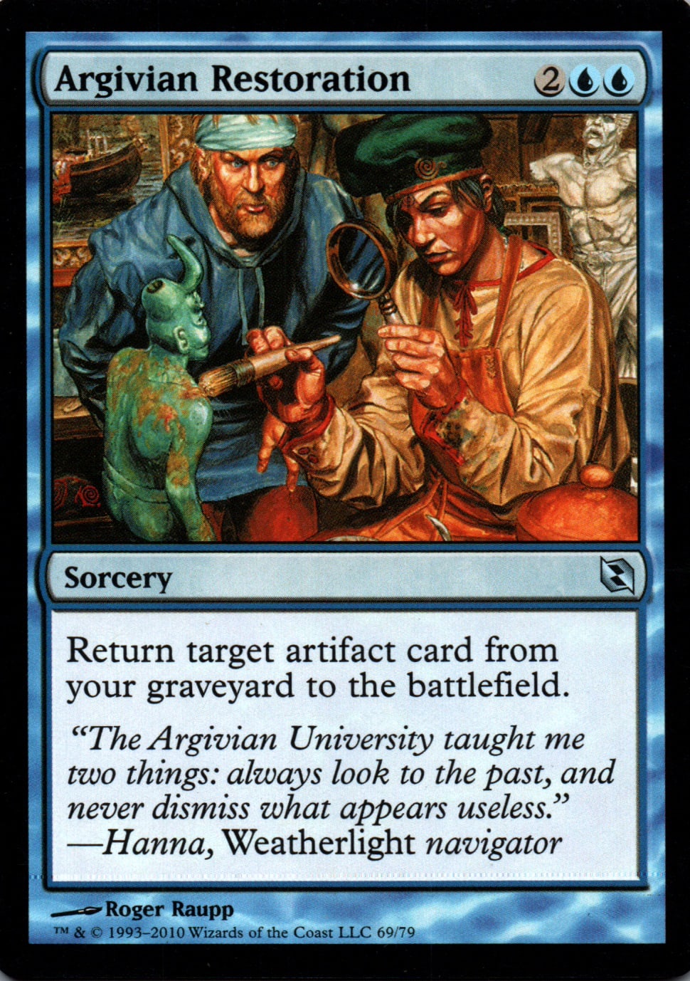 Argivian Restoration - Duel Decks: Elspeth vs. Tezzeret - 69 - Front