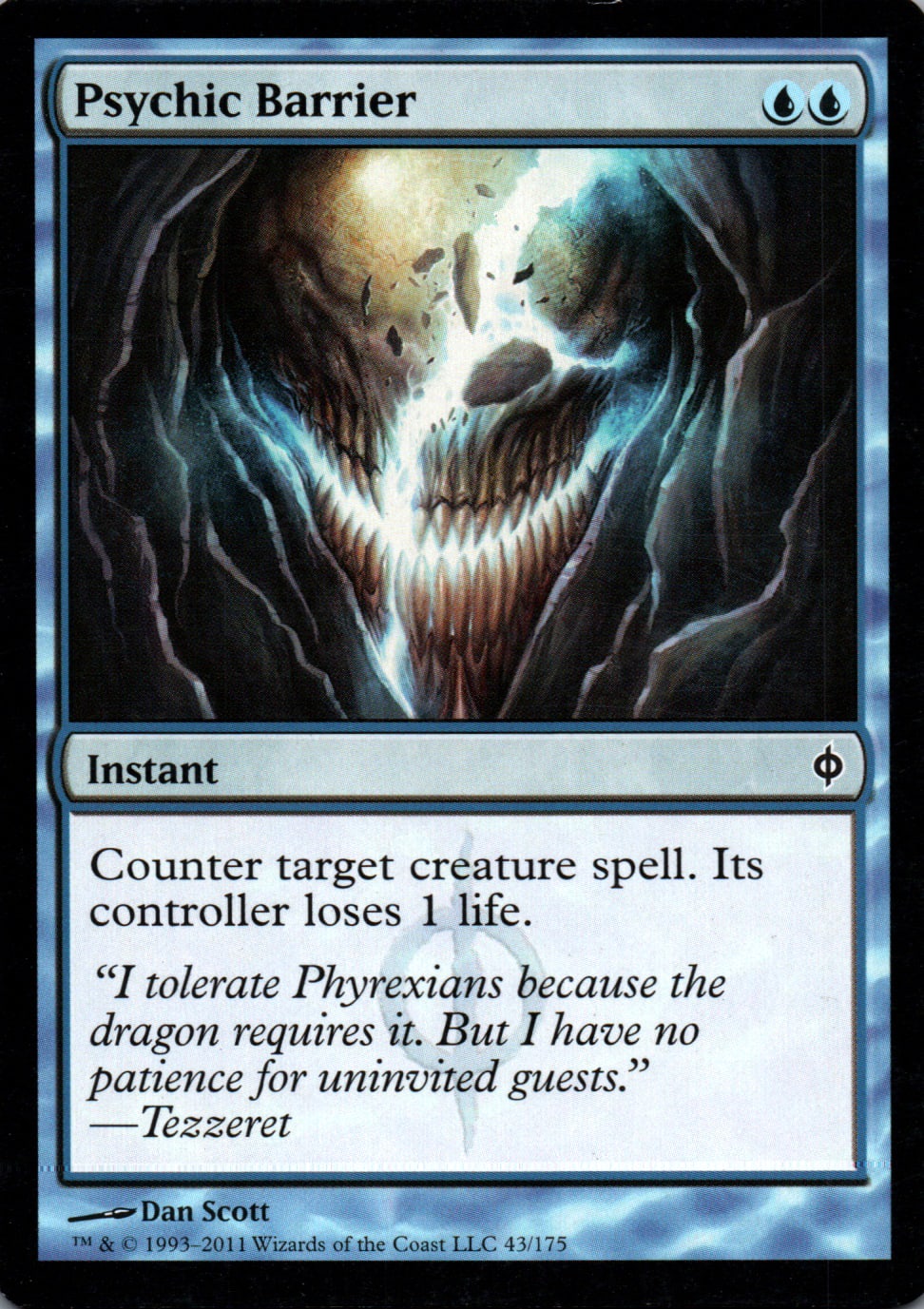 Psychic Barrier - New Phyrexia - 43 - Front