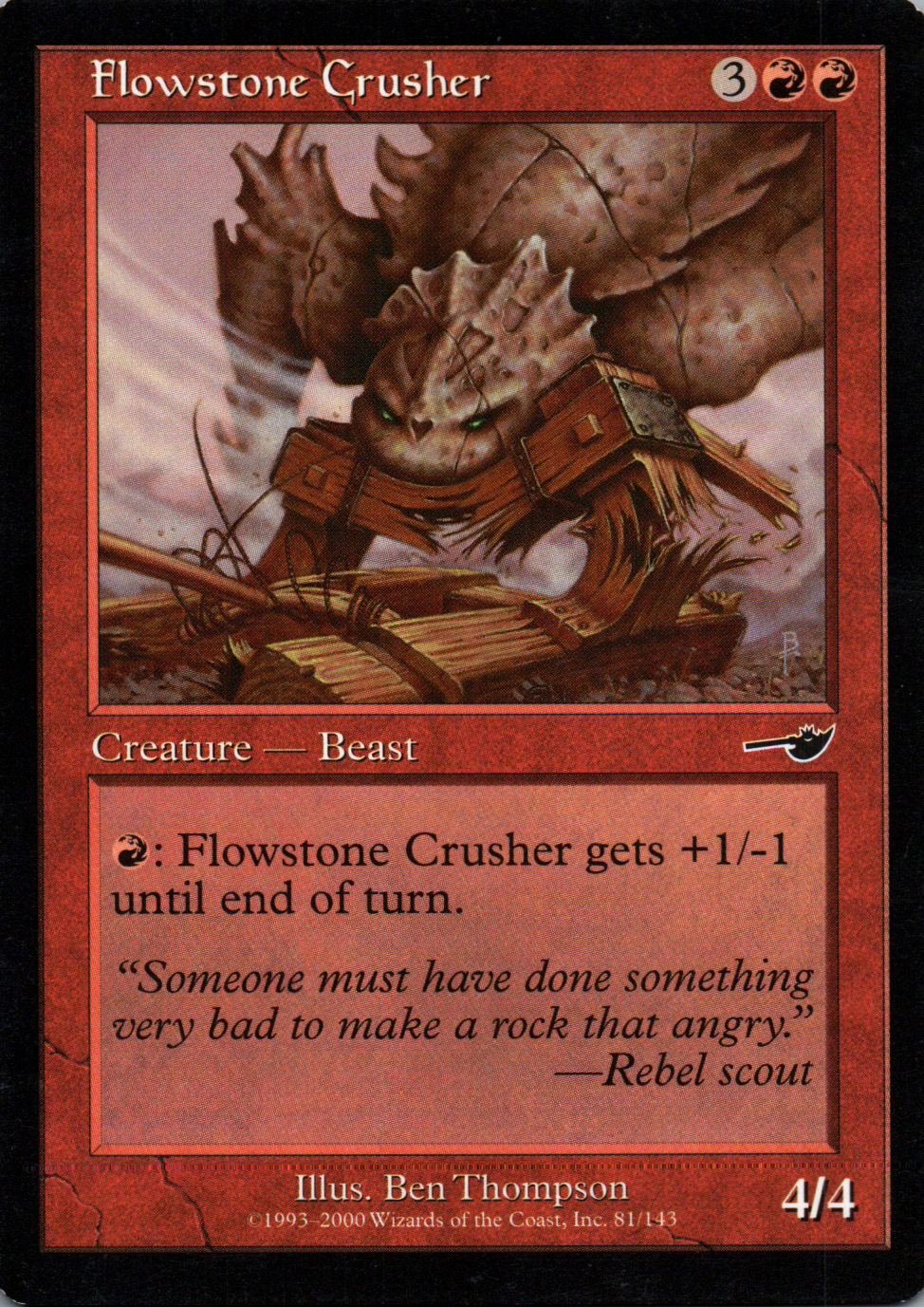 Flowstone Crusher - Nemesis - 81 - Front