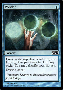 Ponder - Magic 2012 - 73 - Front