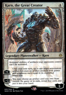 Karn, the Great Creator - War of the Spark - 1 - Front