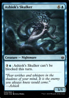 Ashiok's Skulker - War of the Spark - 40 - Front