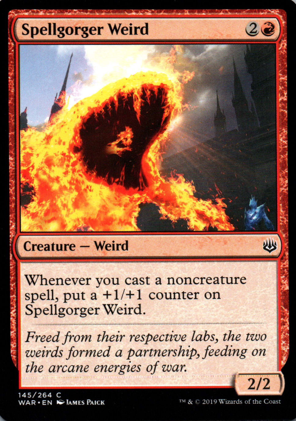 Spellgorger Weird - War of the Spark - 145 - Front