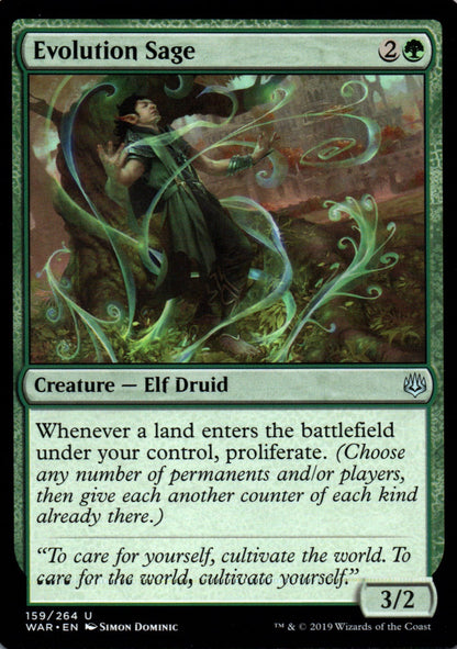 Evolution Sage - War of the Spark - 159 - Front