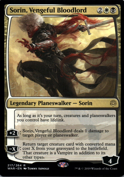 Sorin, Vengeful Bloodlord - War of the Spark - 217 - Front